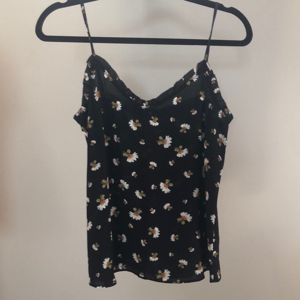 NWT Loft Sheer floral blouse